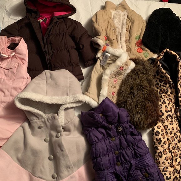 A lot Baby Girl's Winter Outfits Bundle Size 6-9 Months - Picture 1 of 16